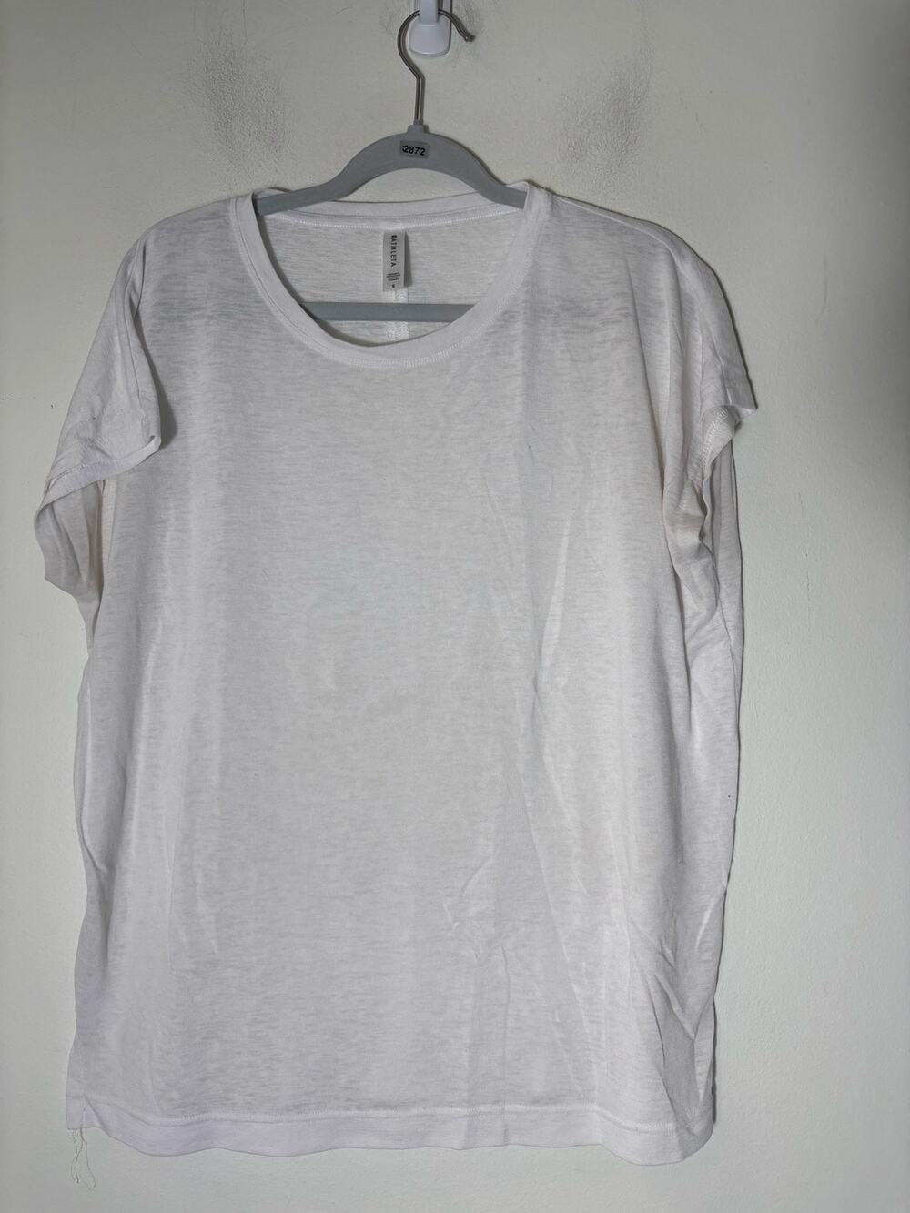 Athleta White Work Out Top Sz S